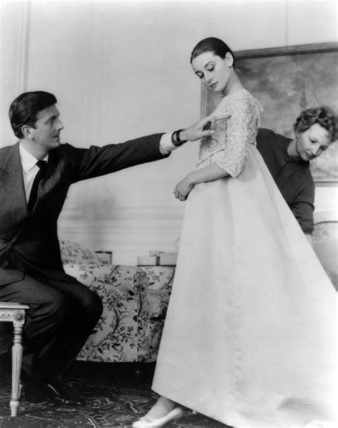 créations d'hubert de givenchy|audrey hepburn and hubert Givenchy.